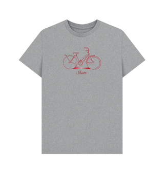 Athletic Grey Scribble Bike T-Shirt