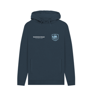 Navy Printed Hoody Front