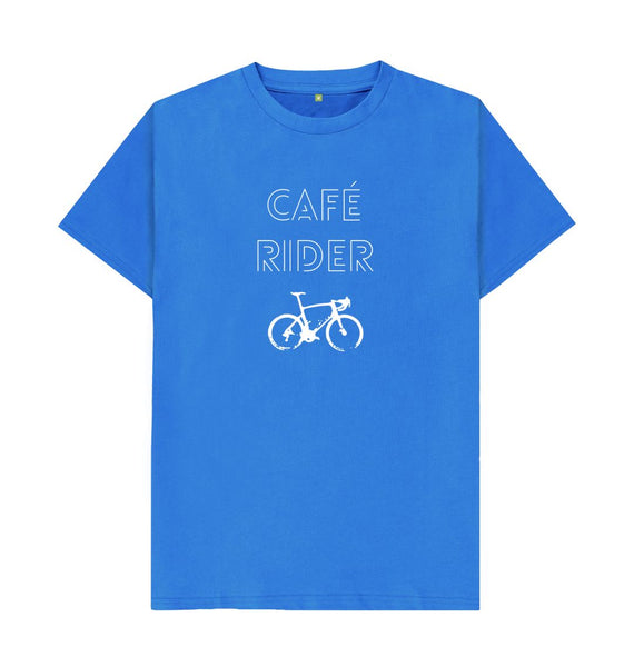 Bright Blue Cafe Rider