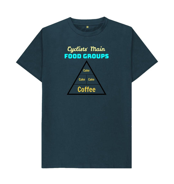 Denim Blue Food Groups T-Shirt