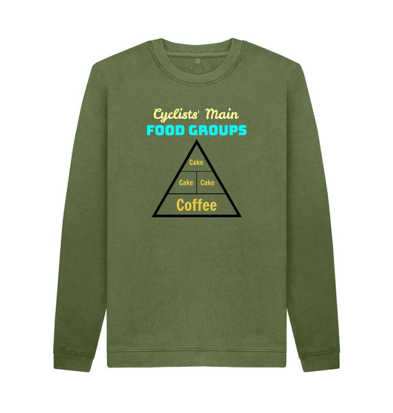 Khaki Food Groups Sweatshirt