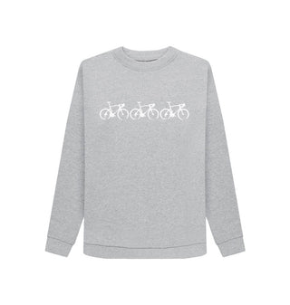 Light Heather Women's Team Bikes Sweatshirt