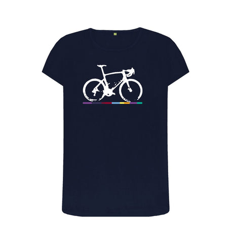 Navy Blue Women's Team Bike T-Shirt