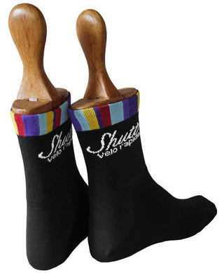 Black Cycling Socks 9cm