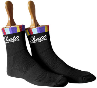 Black Cycling Socks 9cm