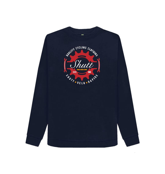 Navy Blue Women's Shutt Crest Sweatshirt