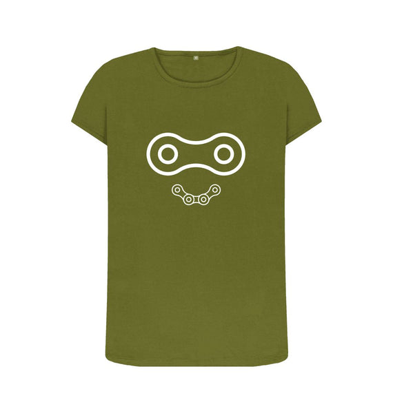 Moss Green Women's Chainlink T-Shirt